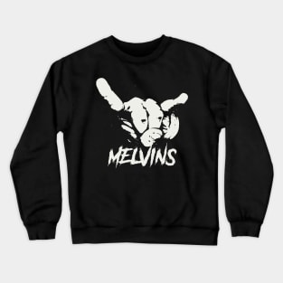 melvins horn sign Crewneck Sweatshirt